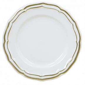 Filet Gold Canape Plate 6 1/2" Dia