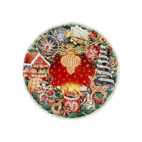 Christmas Collection Dessert Plate Fantasy 8 3/4" Dia