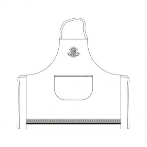 Monogramme Apron 32 1/4" L-30 5/16" H