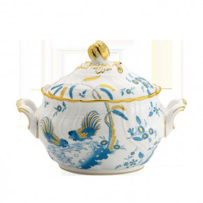 Oro Di Doccia Turchese Tea Sugar Bowl With Cover For 6 15 oz