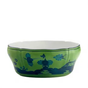 Oriente Italiano Malachite Oval Salad Bowl 9 3/4 in