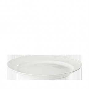 Antico Doccia Bianco Big Oval Flat Platter 15 in