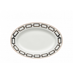 Catene Nero Oval Flat Platter 13 1/4 in