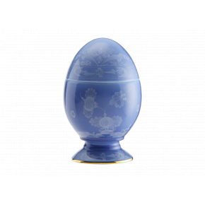 Oriente Italiano Pervinca Oggetti Egg With Cover 5 1/4 in