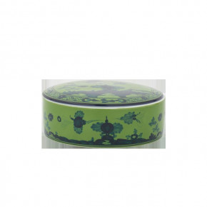 Oriente Italiano Malachite Round Box With Cover H In 5 Cm 13