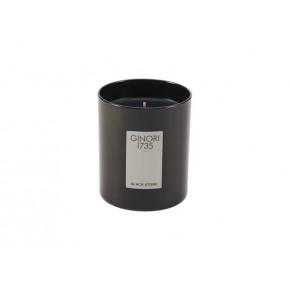 LCDC Candle Refill Glass Black Stone