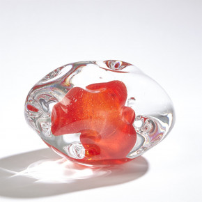 Dimple Paperweight Cinnabar Large