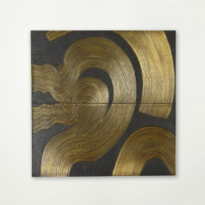 Currents Wall Panel Brass/Bronze A