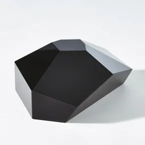 Crystal Paper Weight Black Large