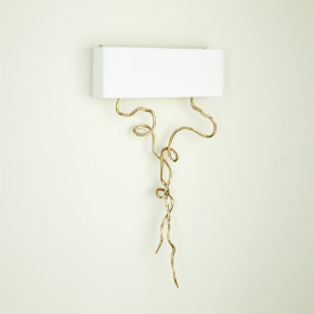 Morning Glory Wall Sconce Brass HW