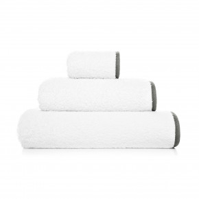 Portobello White/Storm Bath Towels
