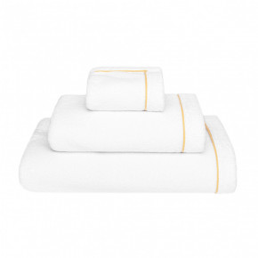 Continental White/Golden Bath Towels