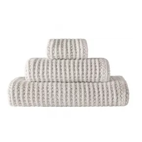 Graccioza Venice | Striped Bath Towels - Sheet / Grey Cotton