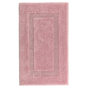 Classic Reversible Combed Cotton Bath Rugs Blush