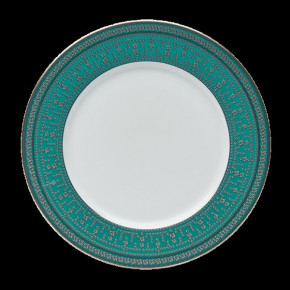 Tiara Peacock Blue/Platinum Large Dinner Plate 28 Cm (Special Order)