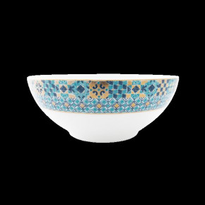 Portofino Blue/Gold Oval Dish