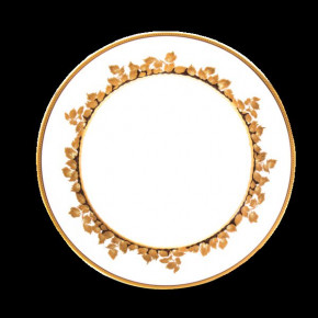 Feuille D'Or White/Gold Large Dinner Plate 28 Cm (Special Order)