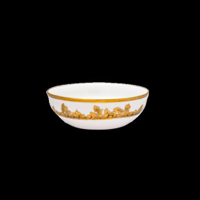 Feuille D'Or White/Gold Individual Salad Bowl 16 Cm 40 Cl (Special Order)
