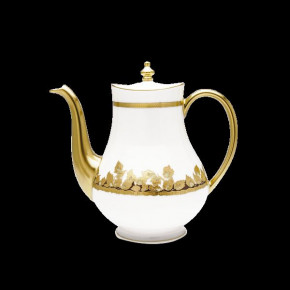 Feuille D'Or White/Gold Coffee Pot 120 Cl (Special Order)