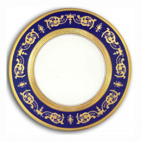 Imperator Bleu de Four/Gold Rim Soup Plate 23.5 Cm 17 Cl (Special Order)