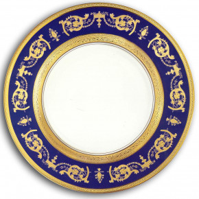 Imperator Bleu de Four/Gold Charger/Presentation Plate 31 Cm (Special Order)
