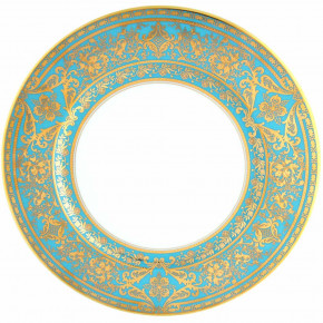 Matignon Pool Blue/Gold Charger/Presentation Plate 31 Cm (Special Order)