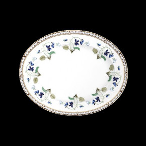 Imperatrice Eugenie Blue/Gold Oval Dish Small
