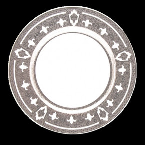 Grand Apparat Platine White/Platinum Tart Platter 31.5 Cm (Special Order)