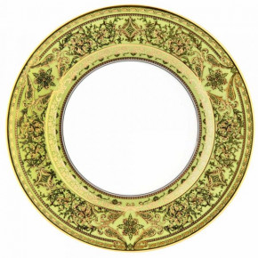 Matignon Apple Green/Gold Charger/Presentation Plate 31 Cm (Special Order)