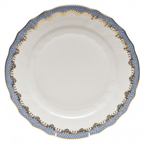 Fish Scale Light Blue Dinner Plate 10.5 in D