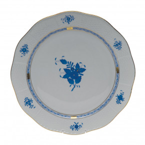 Chinese Bouquet Blue Round Platter 13.75 in D