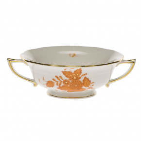 Chinese Bouquet Rust Cream Soup Cup 8 Oz