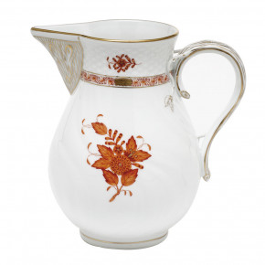 Chinese Bouquet Rust Pitcher 60 Oz 7.75 in H