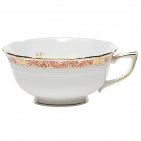 Chinese Bouquet Garland Rust Tea Cup 8 Oz