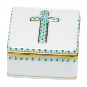 Prayer Box Green 2 in L X 1.5 in H