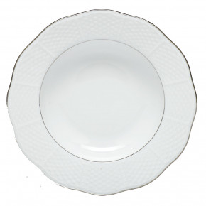 Platinum Edge Rim Soup Plate 8 in D