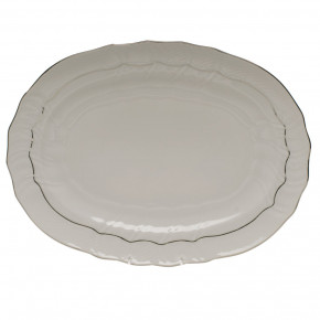 Platinum Edge Platter 15 in L X 11.5 in W