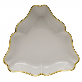 Gwendolyn Gold Triangle Dish 9.5 in L