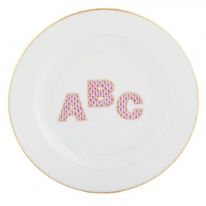 Plate Abc Raspberry 8.25 in D
