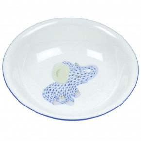 Elephant Blue Bowl 7 in D