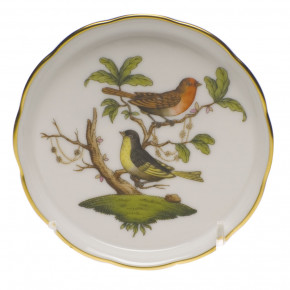 Rothschild Bird Motif 03 Multicolor Coaster 4 in D