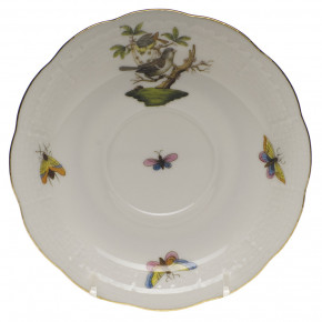 Rothschild Bird Motif 01 Multicolor Tea Saucer 6 in D