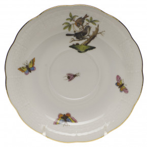 Rothschild Bird Motif 04 Multicolor Tea Saucer 6 in D