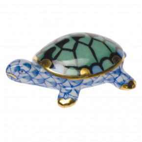 Tiny Turtle Blue 1.5 in L X 0.5 in H
