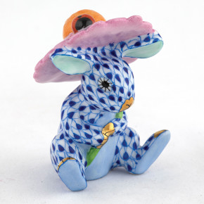 Umbrella Bunny Sapphire 1.75in L X 1.5in W X 2.25in H