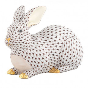 Large Lying Bunny Chocolate 8.5 in L X 3.25 in W X 5.5 in H