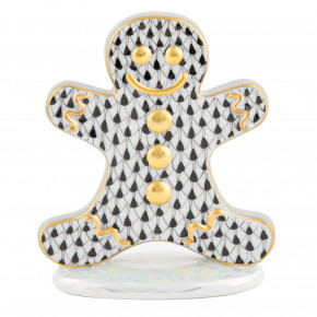 Gingerbread Man Black 2.75 in L X 1.25 in W X 3.25 in H