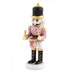 Nutcracker Drummer Raspberry 1.5 in L X 1.5 in W X 4.5 in H