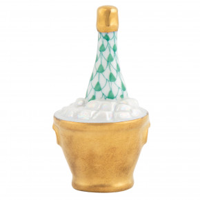 Champagne Bucket Green 2 in H X 1.25 in D