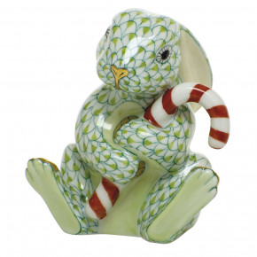 Candy Cane Bunny Key Lime 2.5 in L X 2.75 in H